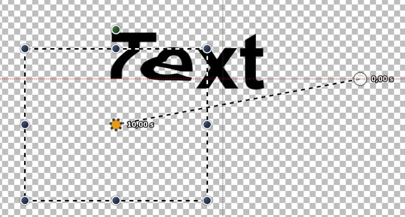 Path of motion path on the form produces change in displacement map