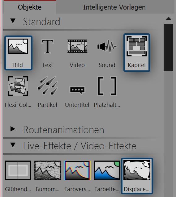 Dragging successive Objects into the Timeline