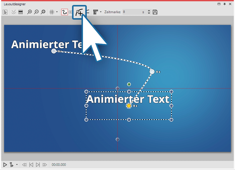 Inserting further motion markers