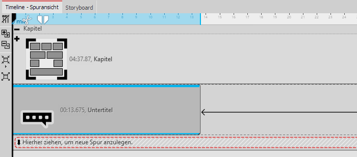 Drag Chapter Object into Chapter Object