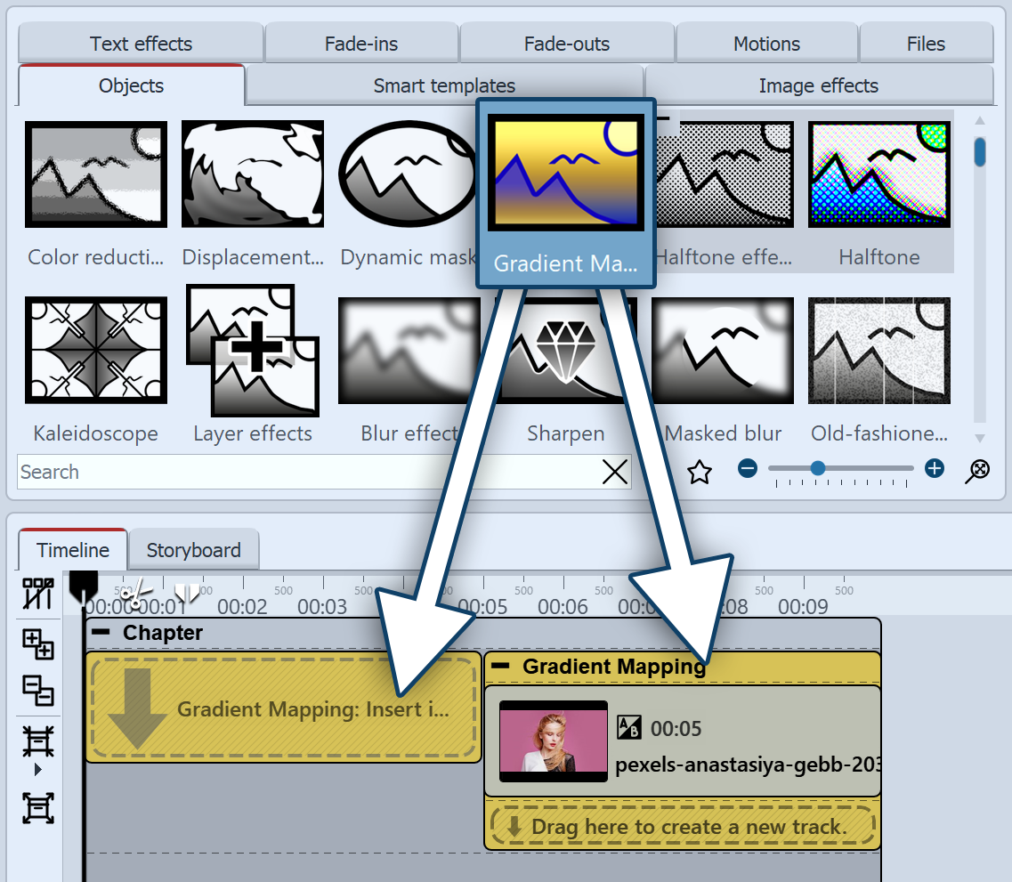 Insert Gradient mapping