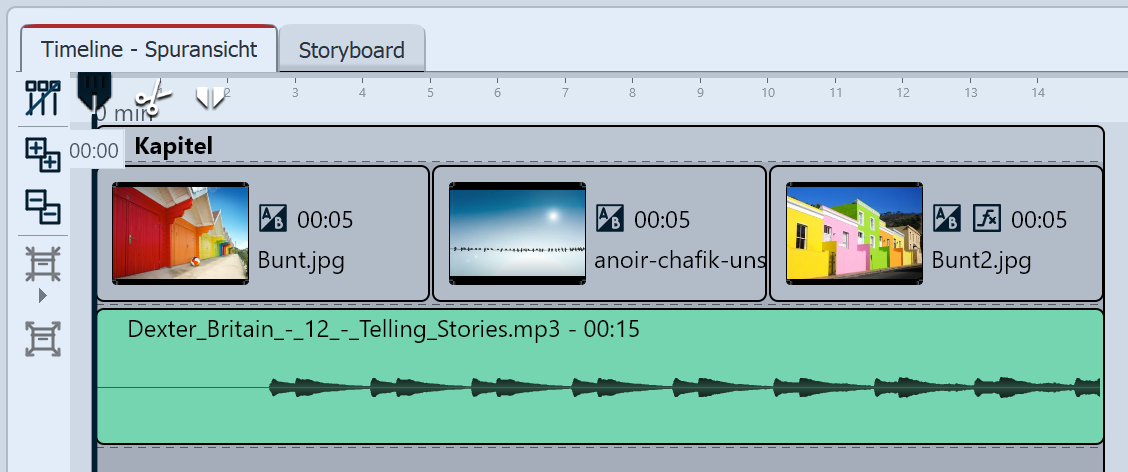 Sound unter Bildern