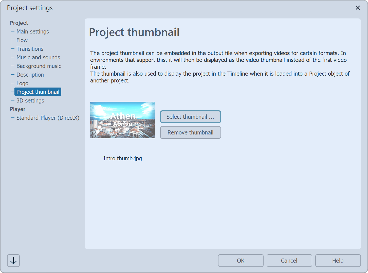 Thumbnail für Projekt/Video