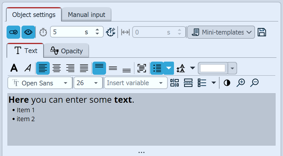 Combining text styles