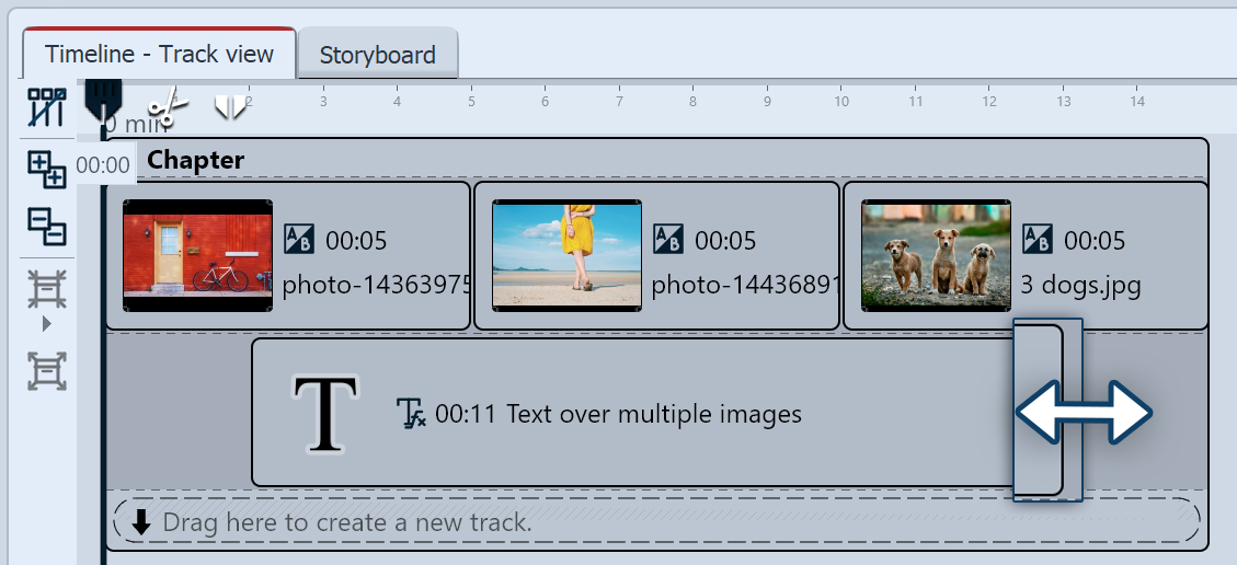 Duration of the Text track