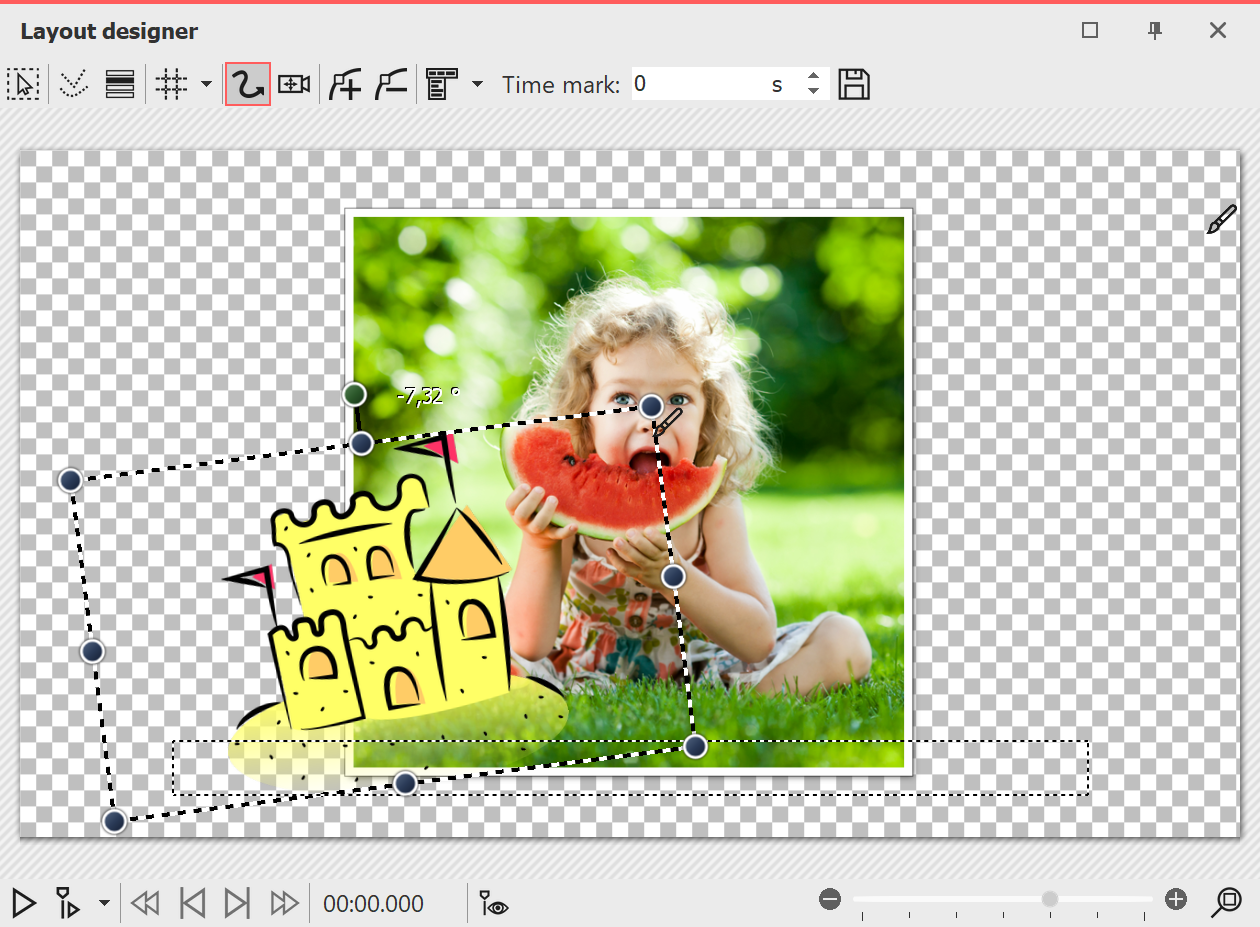 Positioning images in the layout designer Positioning images in the layout designer