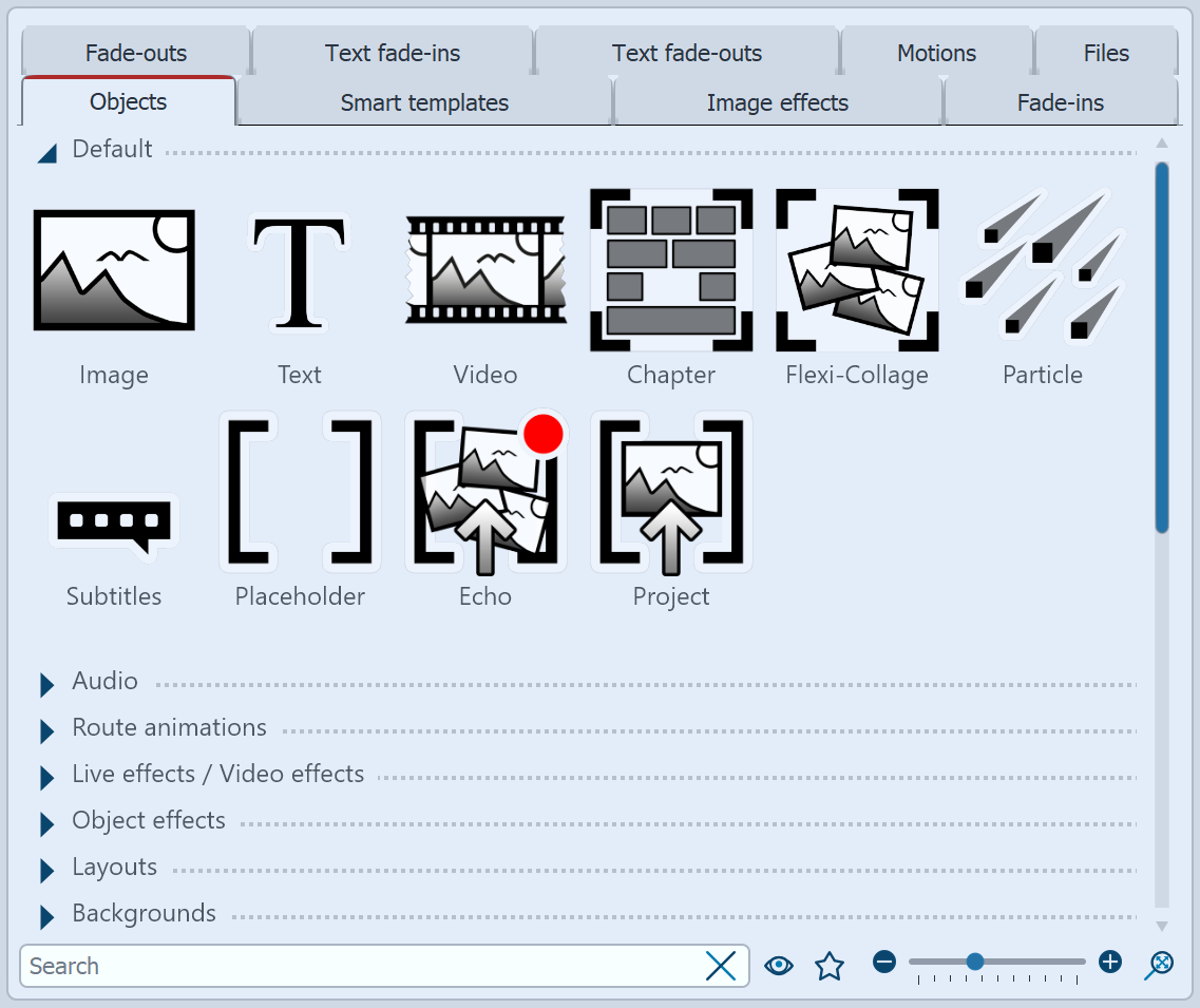 Objects in the Toolbox
