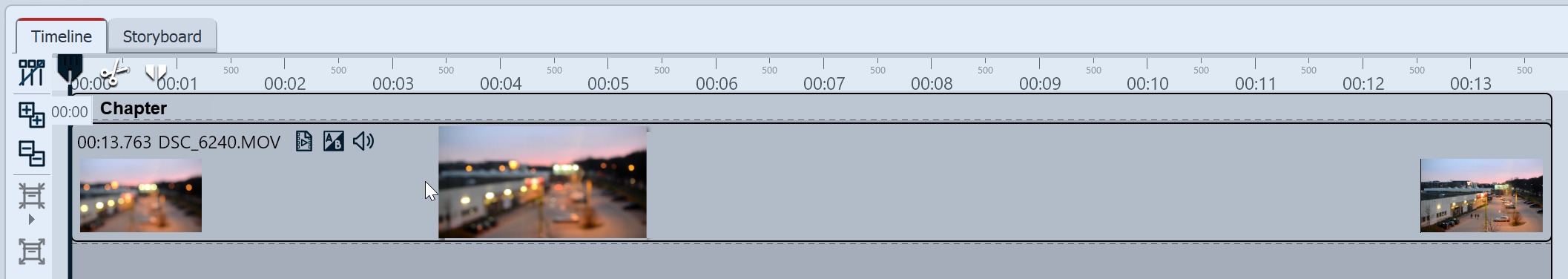 Video in the Timeline Video in the Timeline